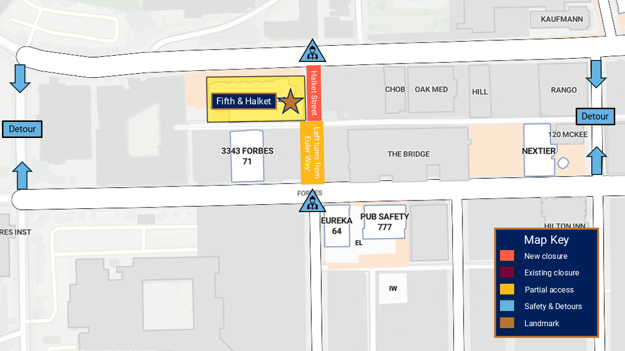 A map of the closure