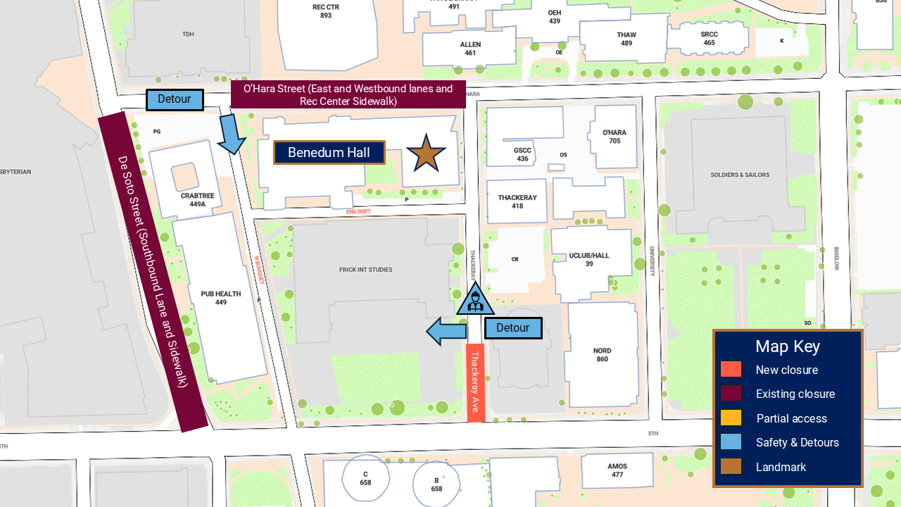 A map of the closure